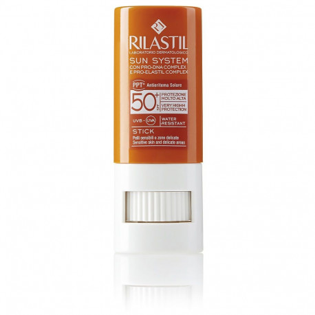 Rilastil Sun System päikesekaitsepulk SPF50+ 8,5gr, läbipaistev