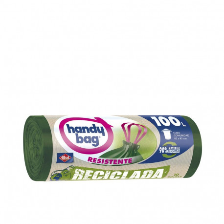 Albal prügikotid Handy Bag Reciclada vastupidavad 100L 10tk