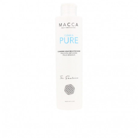 Macca puhastuspiim CLEAN & PURE tundlikule nahale 200ml