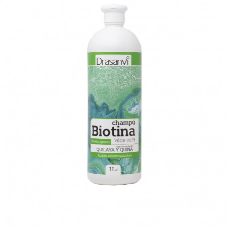 DRASANVI BIOTINA Y ALOE VERA champú cabello graso 1000 ml