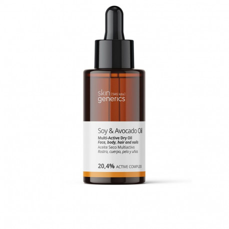 SKIN GENERICS SOY & AVOCADO OIL multiactive aceite seco 20,4% 50 ml