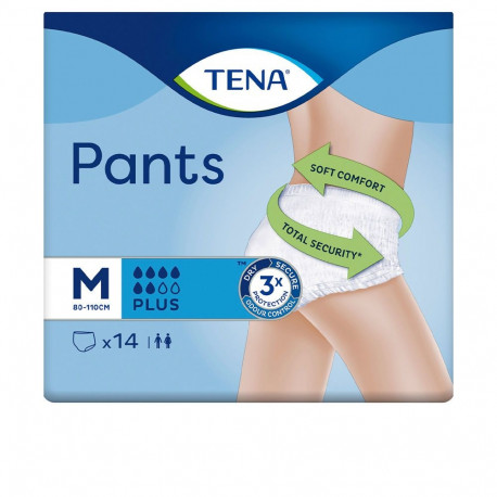 TENA LADY PANTS PLUS braguita incontinencia mediana 14 u