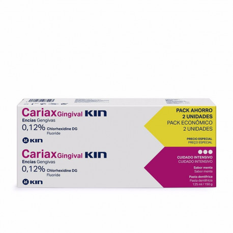 KIN CARIAX GINGIVAL pasta dentífrica pack 2 x 125 ml