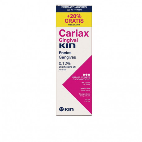 KIN suuvesi CARIAX GINGIVAL 500ml + 100ml