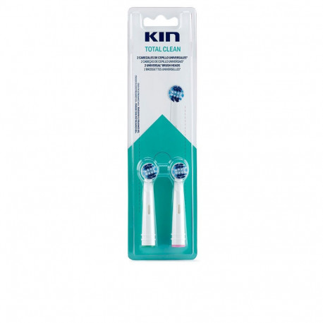 KIN TOTAL CLEAN cabezal cepillo eléctrico universal 2 u