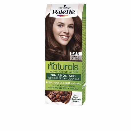Palette juuksevärv Natural #3.65 1tk, šokolaadpruun