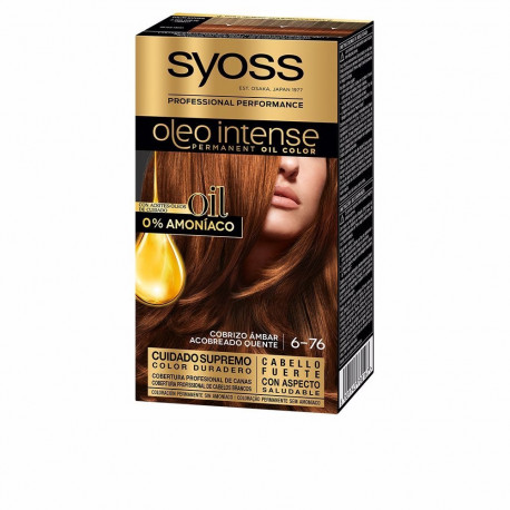 Syoss juuksevärv Oleo Intense #6.76 ammoniaagivaba 5tk, vaskne merevaik