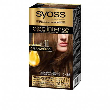Syoss juuksevärv Oleo Intense #5.86 ammoniaagivaba 5tk, karamellpruun