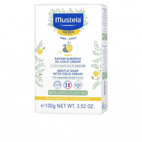 MUSTELA BEBÉ-NIÑO jabón sobregraso al Cold Cream nutriprotector 100 gr