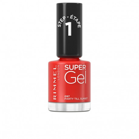 RIMMEL LONDON küünelakk SUPER GEL 12ml, #97-party till sunset