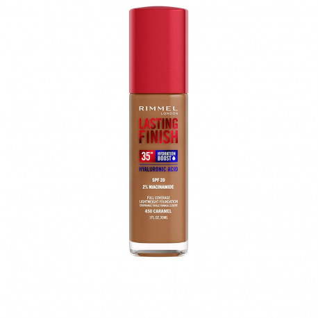 Rimmel London jumestuskreem Lasting Finish hydration boost SPF20 30ml, #450-Caramel