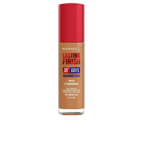 RIMMEL LONDON LASTING FINISH hydration boost SPF20 #407-Warm Tan 30 ml