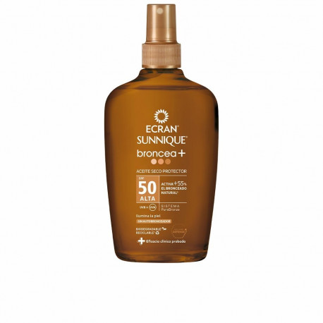 Ecran päevitusõli sprei Sunnique Broncea+ SPF50 200ml