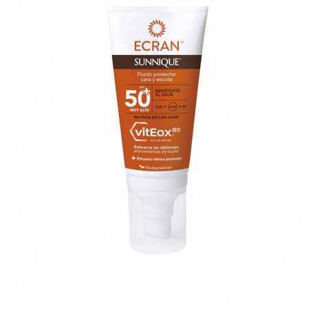 ECRAN SUNNIQUE fluido protector facial SPF50+ 50 ml