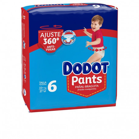 Dodot püksmähkmed Pants suurus 6 15+kg 27tk