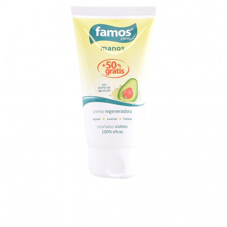 FAMOS crema manos regeneradora aceite de aguacate 75 ml