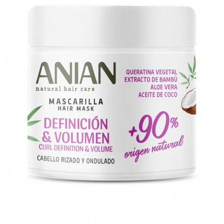 ANIAN DEFINICIÓN & VOLUMEN mascarilla queratina vegetal 350 ml