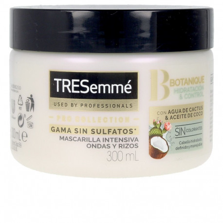 TRESEMME BOTANIQUE AGUA CACTUS & COCO mascarilla 300 ml