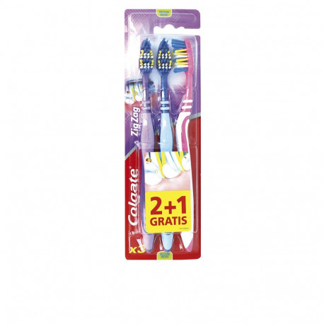 Colgate hambaharjad Zig Zag keskmine 3tk