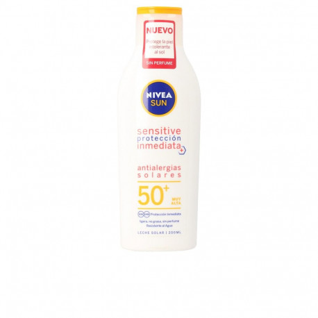 NIVEA SUN ANTIALERGIAS SOLARES sensitive SPF50+ leche 200 ml