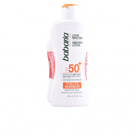 Babaria päikesepiim SPF50+ tundlikule nahale komplekt