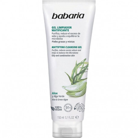 Babaria näopuhastusgeel Aloe Vera matistav 150ml
