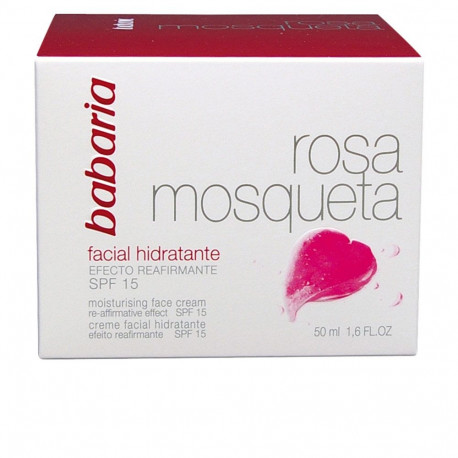 BABARIA ROSA MOSQUETA HIDRATANTE 24H crema facial SPF15 50 ml