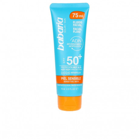 BABARIA FLUIDO FACIAL aloe vera piel sensible SPF50+ 75 ml