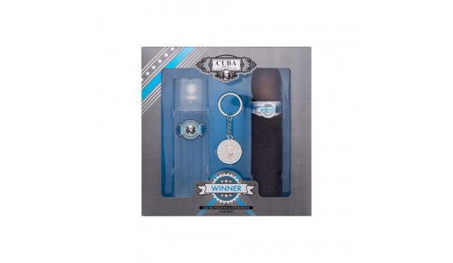 Cuba Winner Eau de Toilette (100ml) (Edt 100 ml + Aftershave Watter 100 ml + Key Ring)
