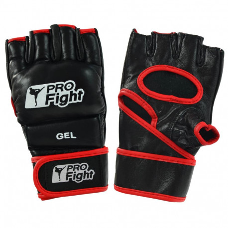 Rękawice MMA Gloves Profight PU czarne   L