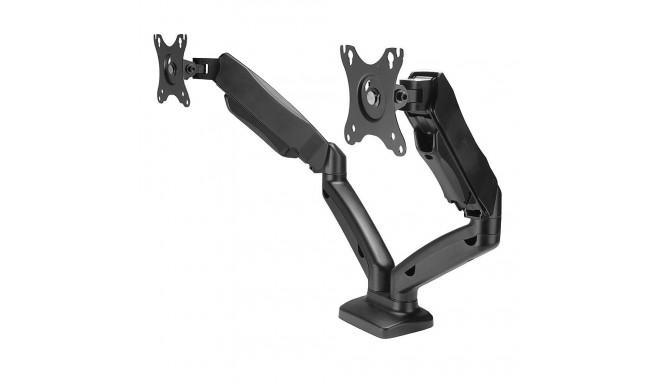 Dual Display Gas-Spring Desktop Mount