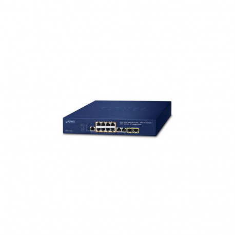 Switch: 8 x 10/100/1000Mbps PoE+, 2 x 10/100/1000Mbps, 2 x SFP, 1 x RJ-45 console, L2+/L4