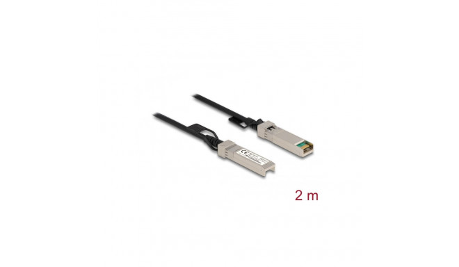 Delock Cable Twinax SFP+ male to SFP+ male 2 m