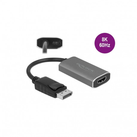 Delock Active DisplayPort 1.4 to HDMI Adapter 8K with HDR function