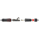 Outdoor (IP68) RJ45 patchcable connector, CAT 6, unshielded