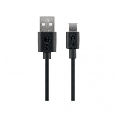 USB-C charging and sync cable USB-A > USB-C 3.0m, black