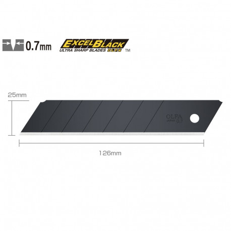 OLFA HBB-5B Extra Heavy-Duty Snap-off Blade, 5pcs (25mm)