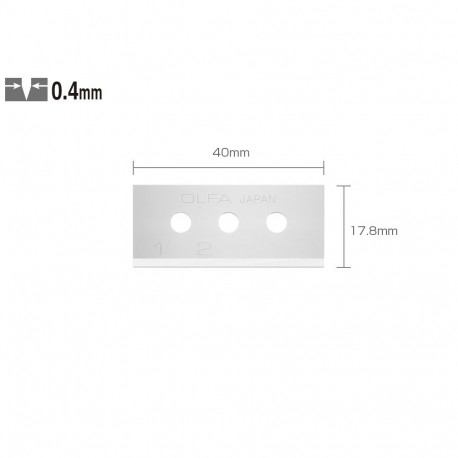 OLFA SKB-10 knife blades, 10pcs