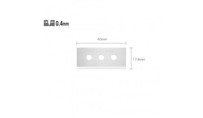 OLFA SKB-10 knife blades, 10pcs