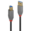 USB 3.2 kaabel A - B 5.0m, ANTHRA