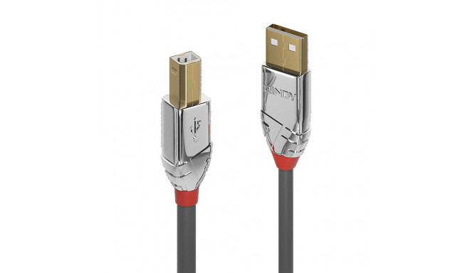 USB 2.0 kaabel A - B 1.0m, CROMO