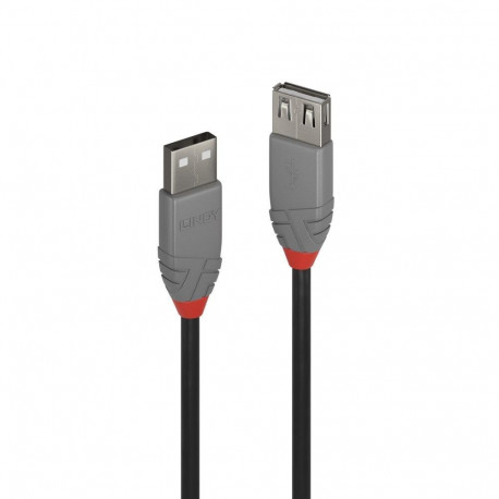 0.5m USB 2.0 Type A Extension Cable, Anthra Line