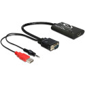 Delock HDMI to VGA Adapter with Audio