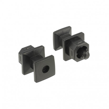 Delock Dust Cover for TOSLINK male with grip 10 pieces black