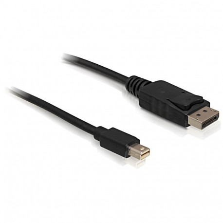 Delock Cable Mini Displayport 1.2 male > Displayport male 4K 1.0 m
