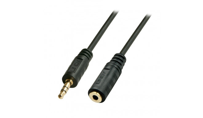 3.5mm pikenduskaabel 2.0m, must, PREMIUM