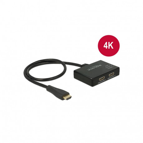 HDMI Splitter 1 x HDMI in > 2 x HDMI out 4K