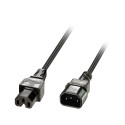 2m IEC Extension Cable IEC C14 to IEC C15 (Hot Conditioned)