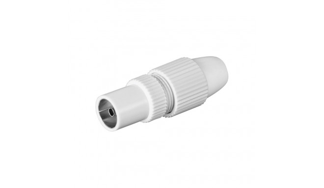 Coax quick-jack (plastic) with clamping assembly