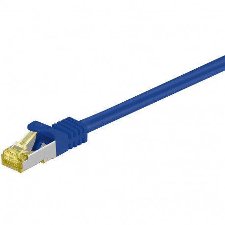 Võrgukaabel CAT6A S/FTP 1.0m, sinine, 500 MHz, PiMF, LSZH, CU, CAT 7 kaablist